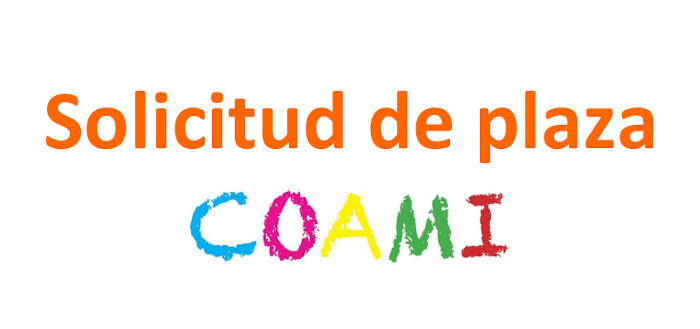 Solicitud Plazas Curso 2020-2021 en Coami Madrid